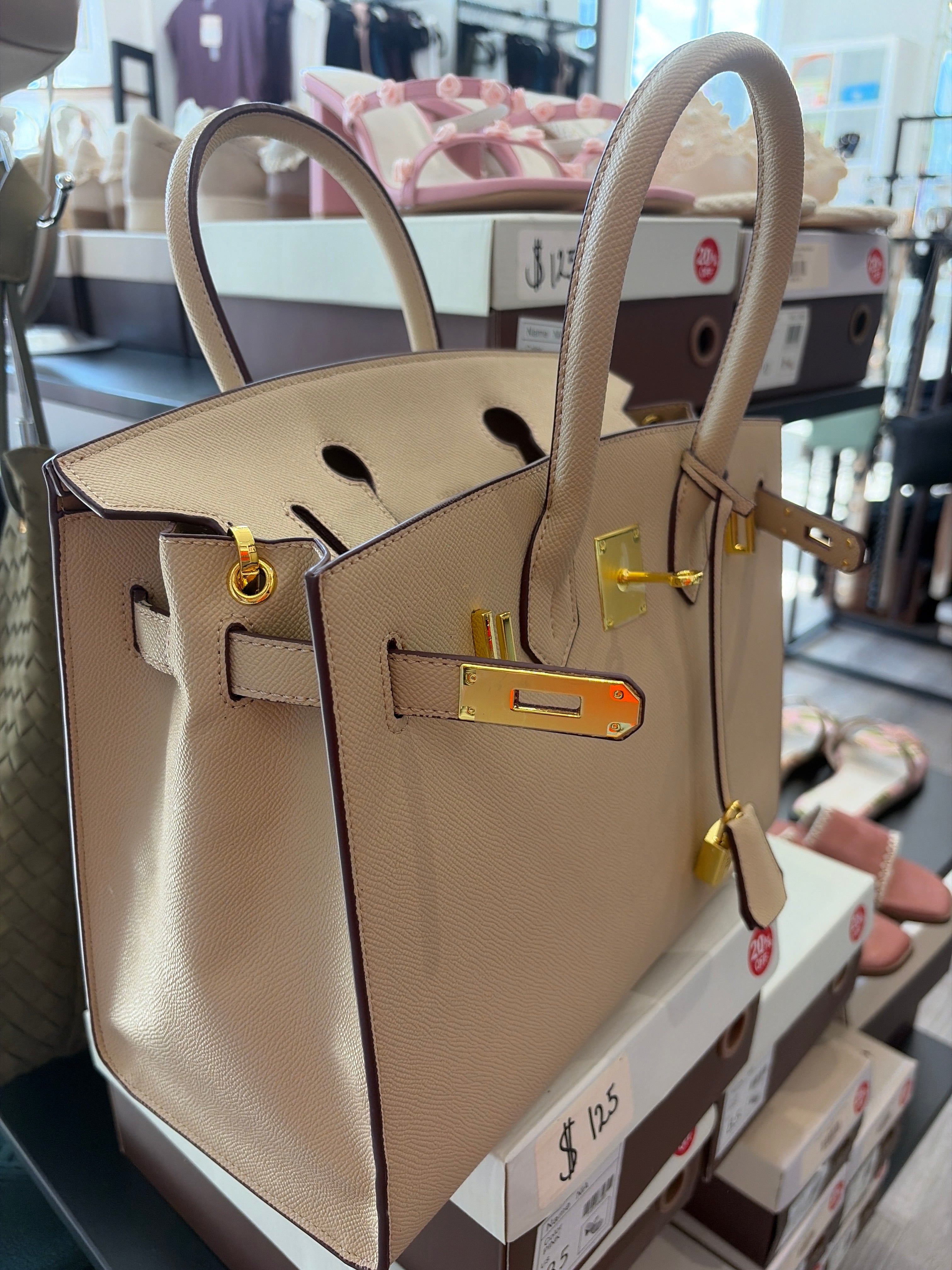 Inzi Handbag Sand