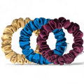 HONEYLUX silk mini scrunchie set