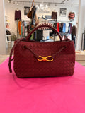 Inzi Handbag Bordo Suede