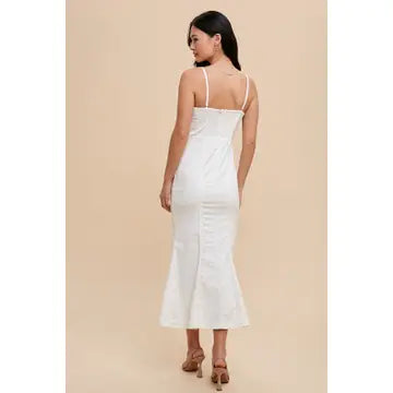 In Loom White Utility Tube Dress