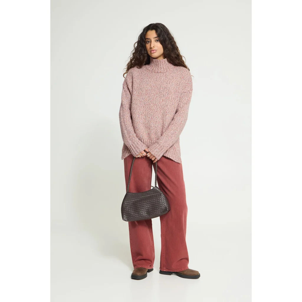 ICHI Fanny Pink Blend Sweater