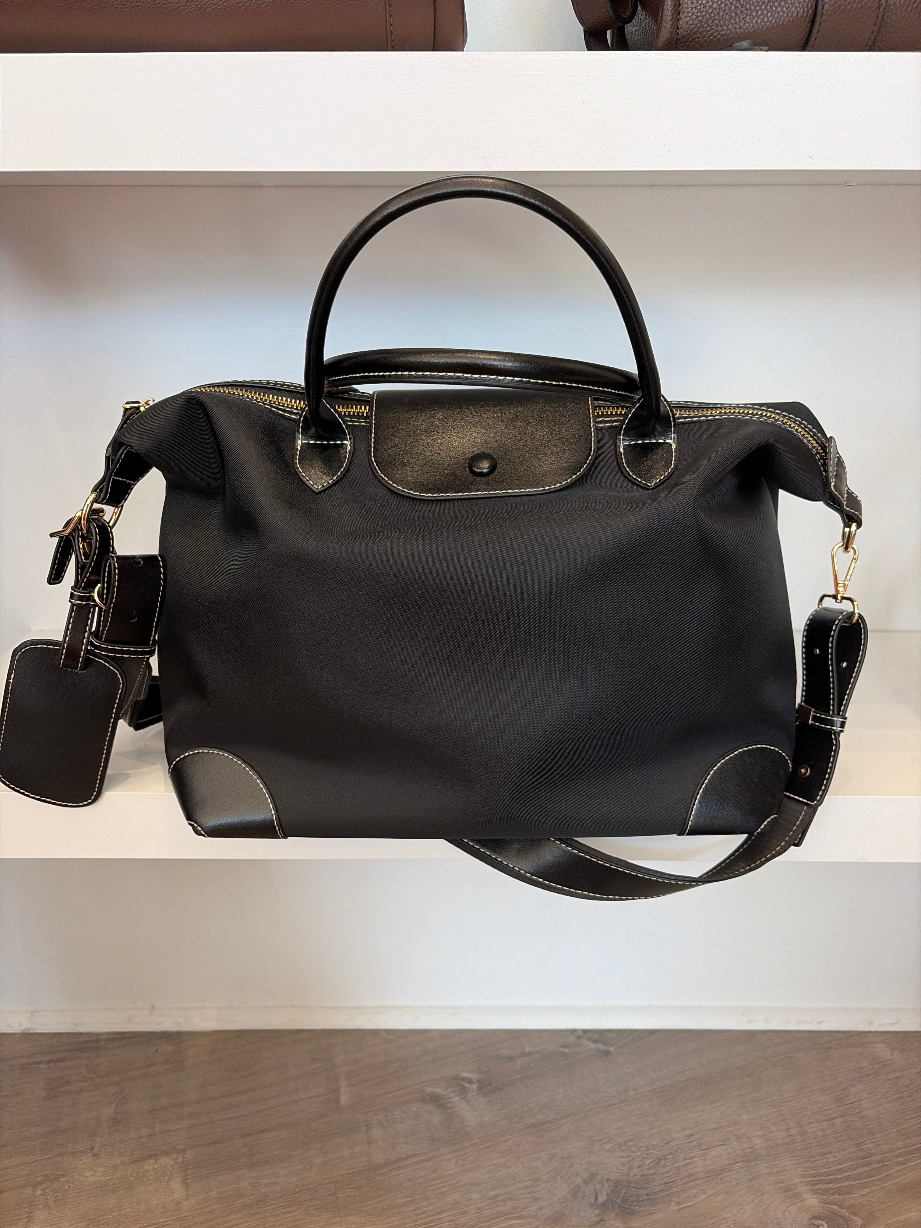 Inzi Black Handbag