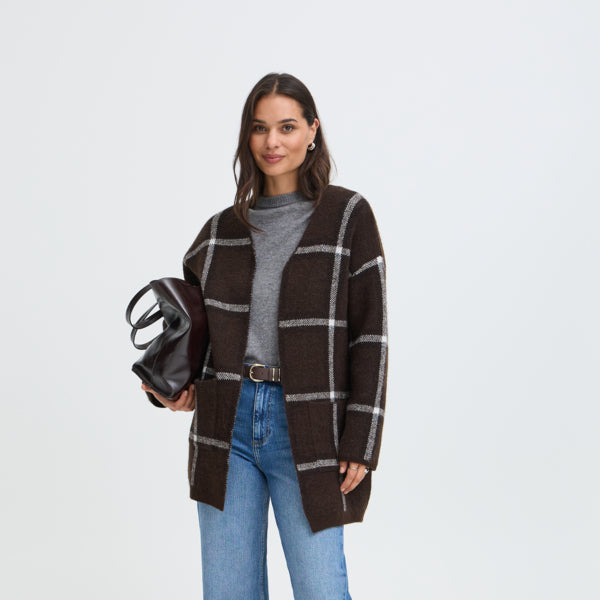 B. Young - Odell Check Cardigan