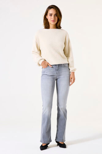 Garcia Celia Flair Jeans -  Light Grey Denim