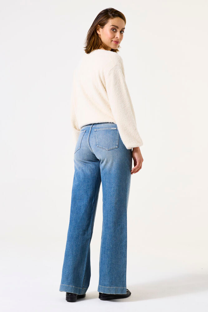 Garcia Jeans Straight Leg - Medium Denim