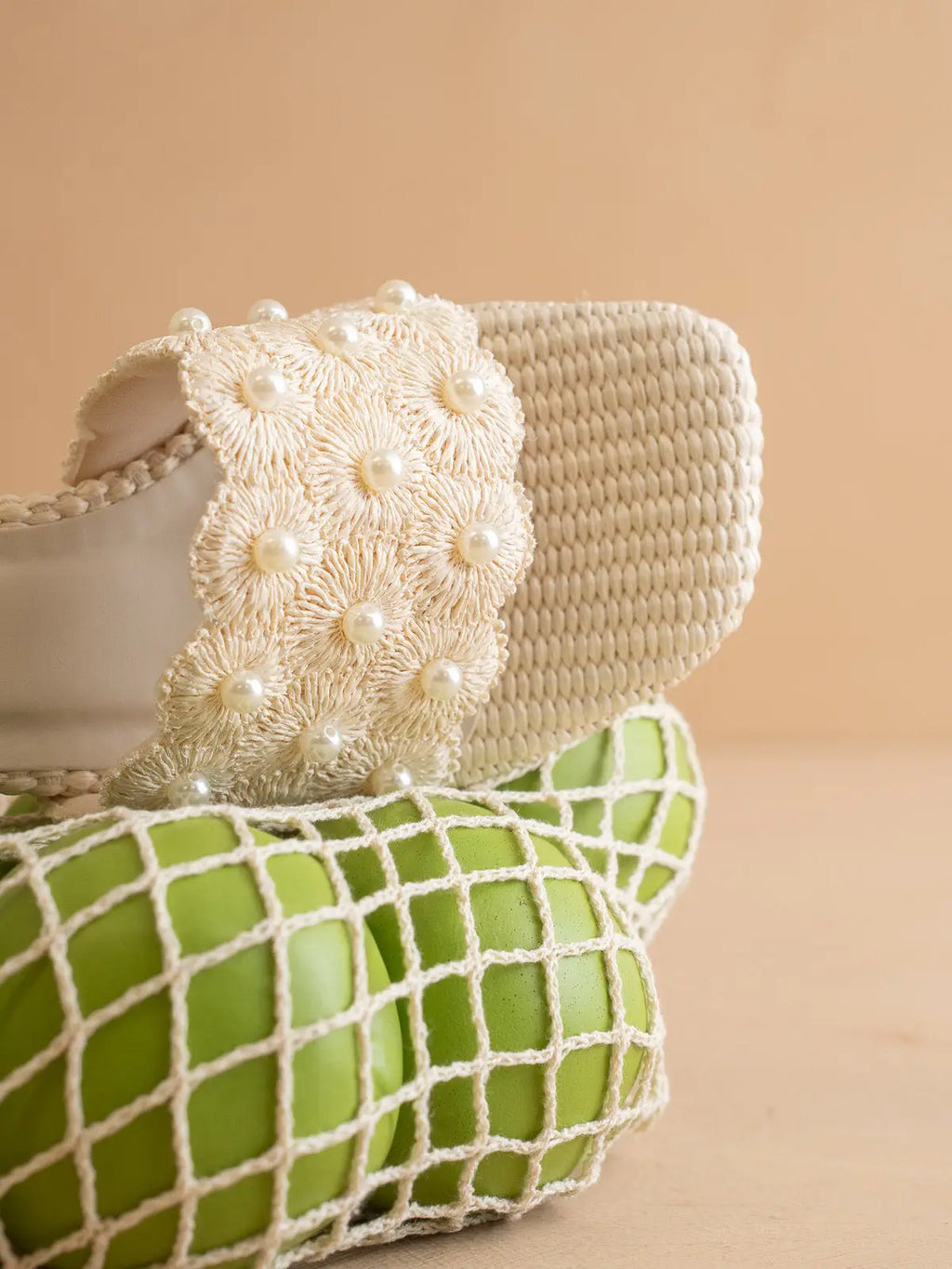 The Holland | Ivory Pearl Raffia Block