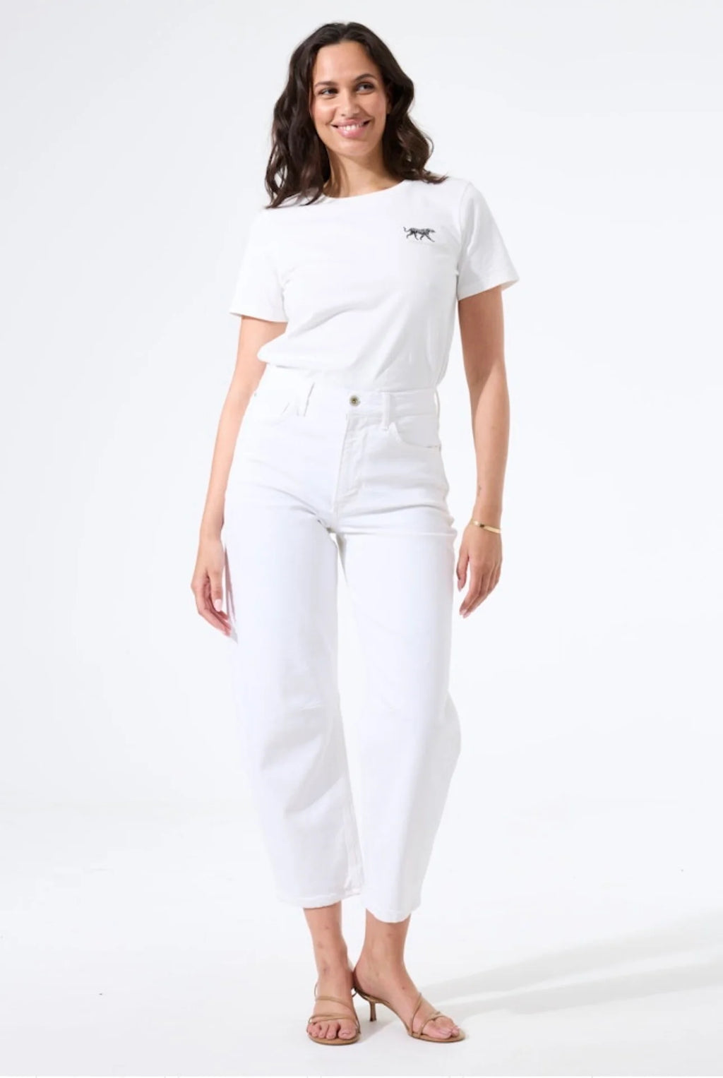 Garcia Chyla Barrel Fit Jeans - white