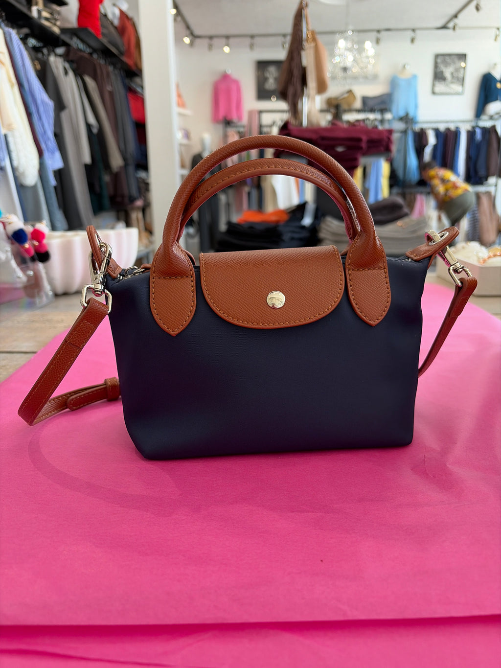 Inzi Nylon Mini Crossbody