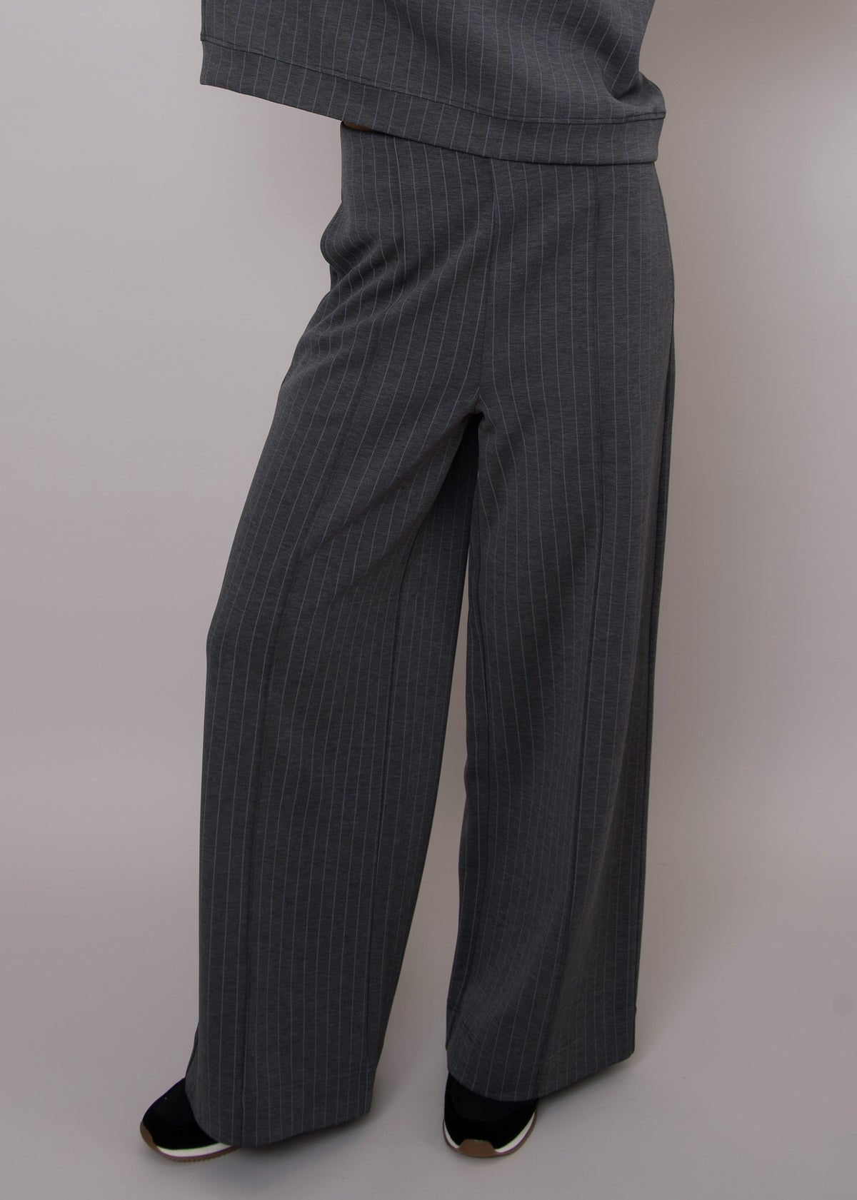 PHOEBE STRIPED SOFT KNIT PANTS