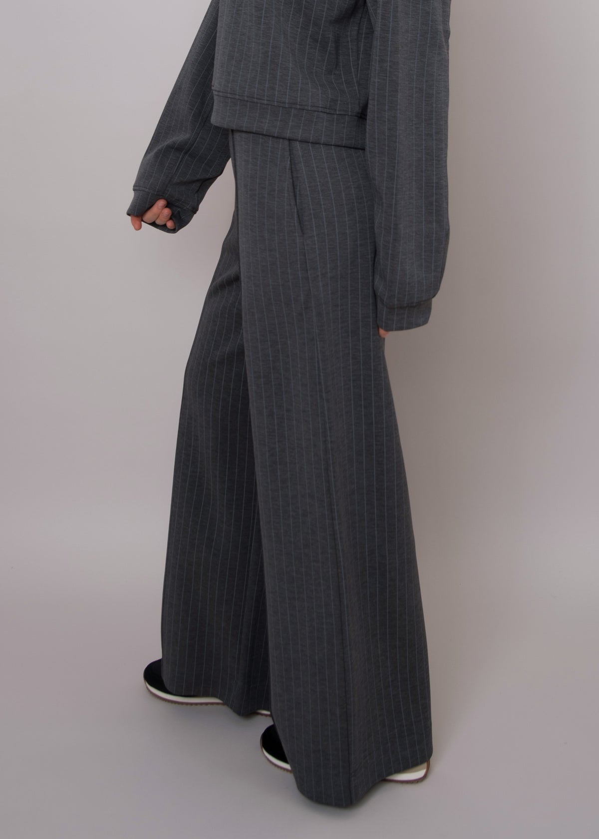 PHOEBE STRIPED SOFT KNIT PANTS