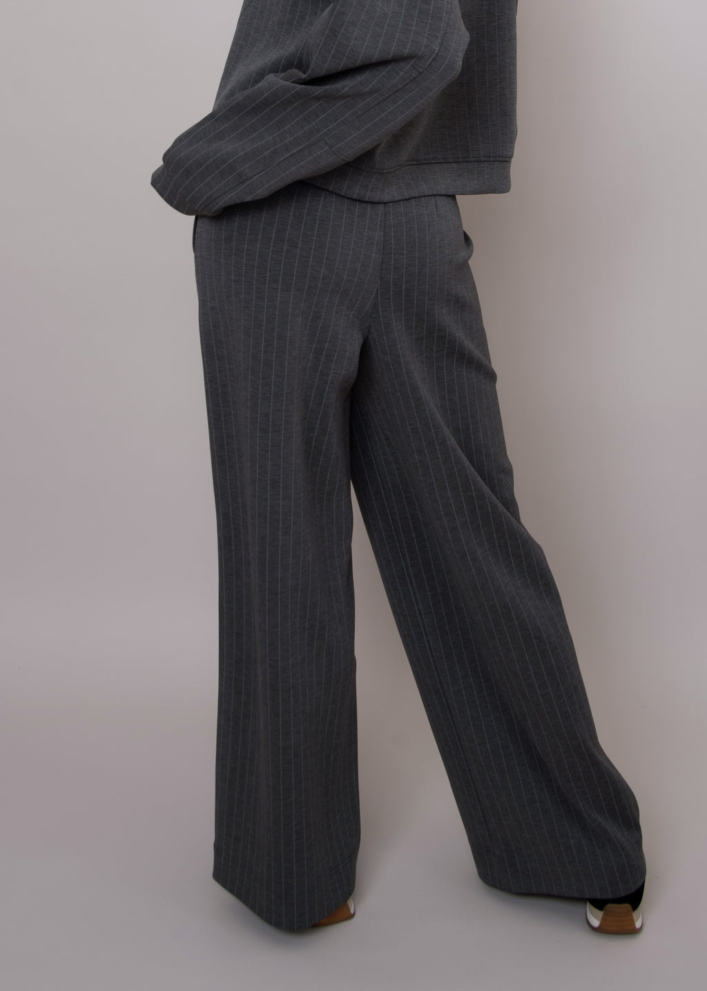 PHOEBE STRIPED SOFT KNIT PANTS