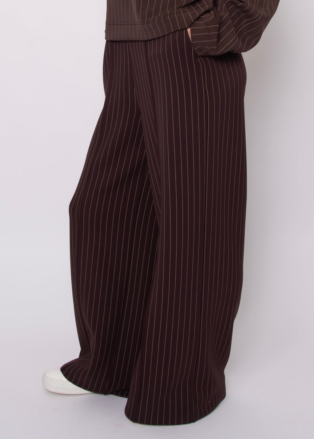 PHOEBE STRIPED SOFT KNIT PANTS