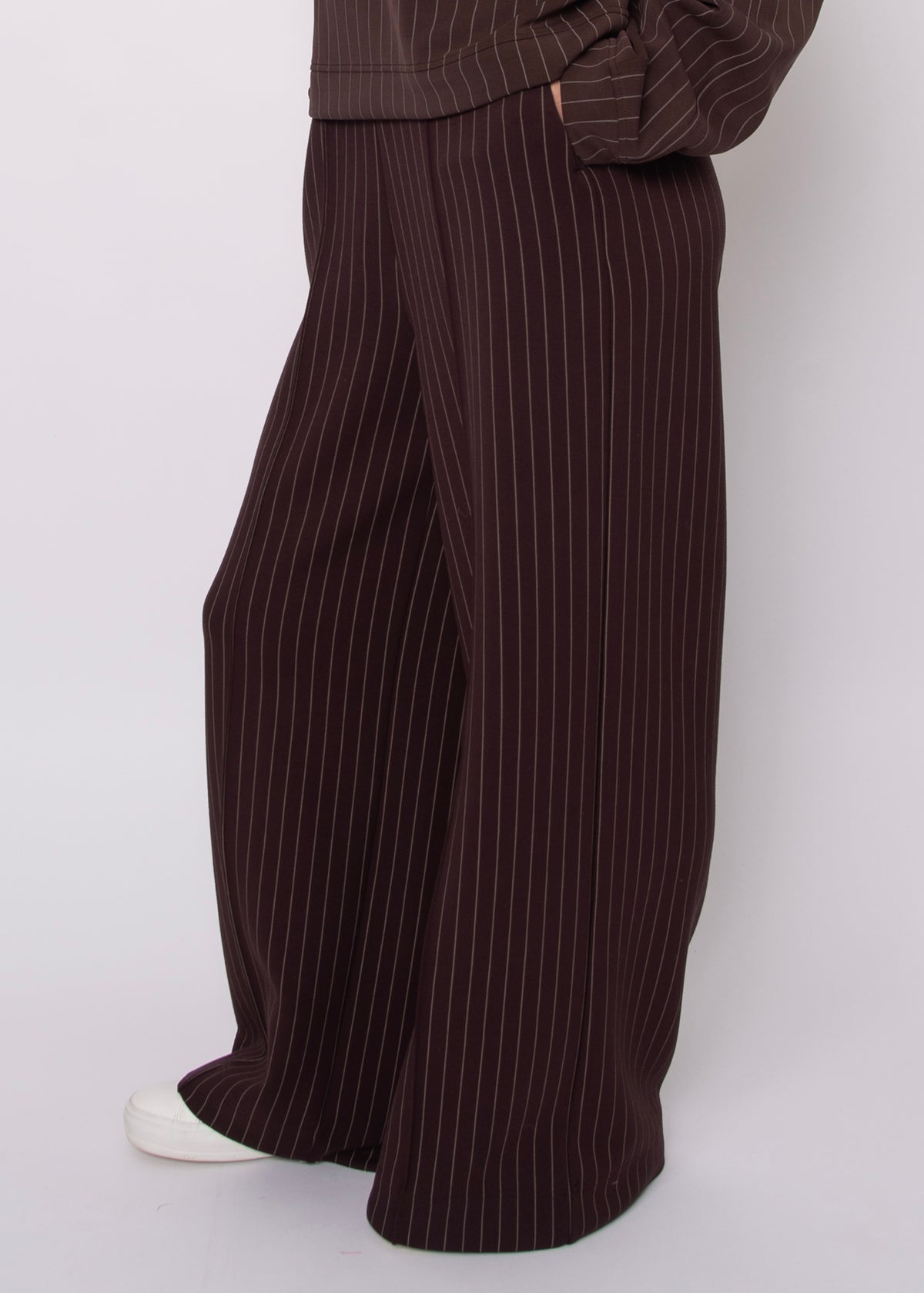 PHOEBE STRIPED SOFT KNIT PANTS