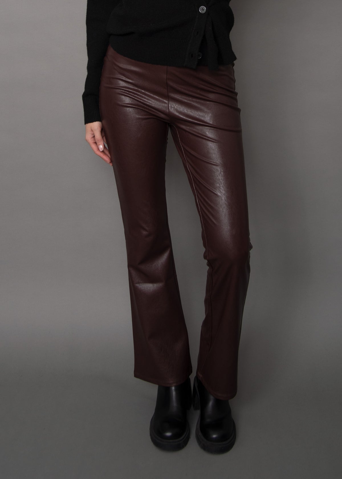 Fabiana Stretch Faux Leather Pants
