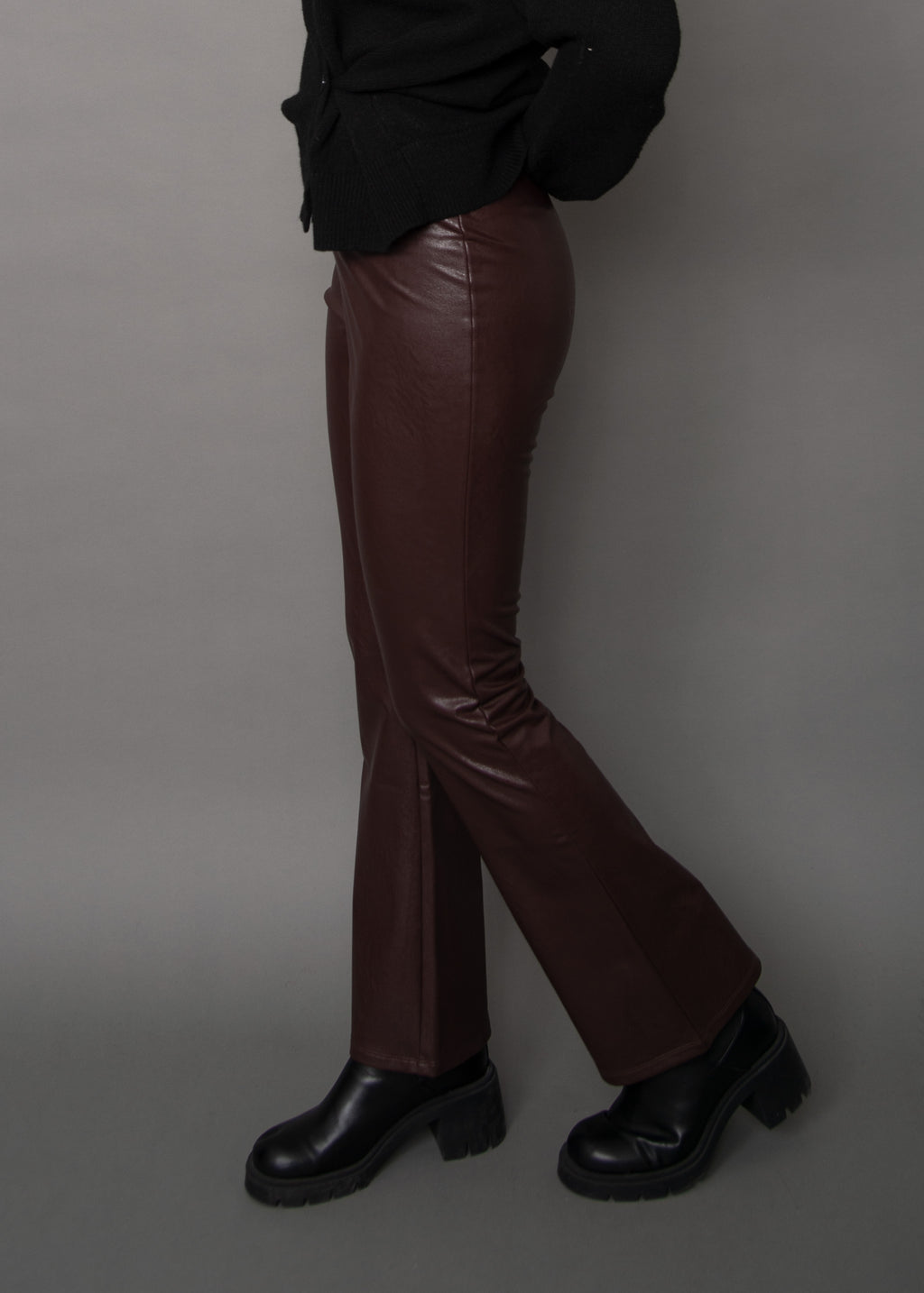 Fabiana Stretch Faux Leather Pants