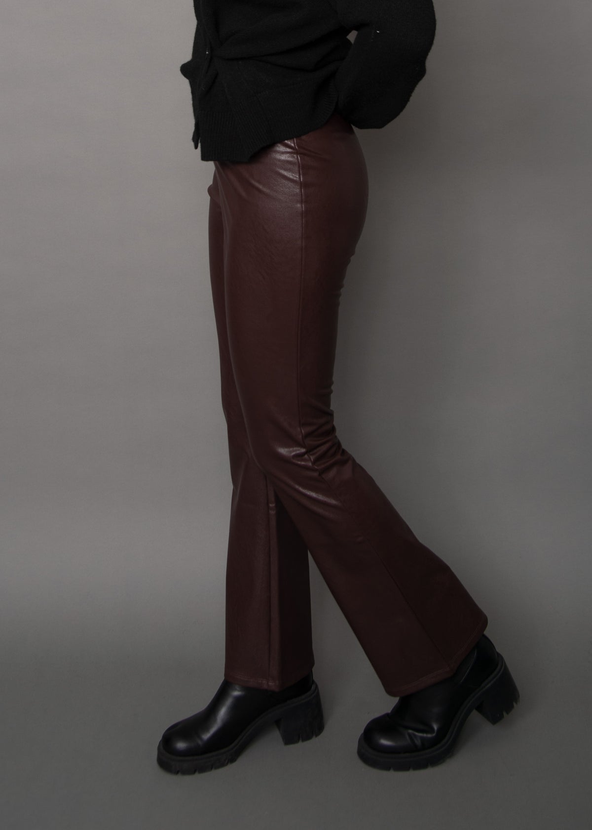 Fabiana Stretch Faux Leather Pants