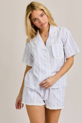 PAJAMA TOP WITH  PAJAMA SHORTS