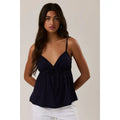 Baby Doll Spaghetti Rib Top