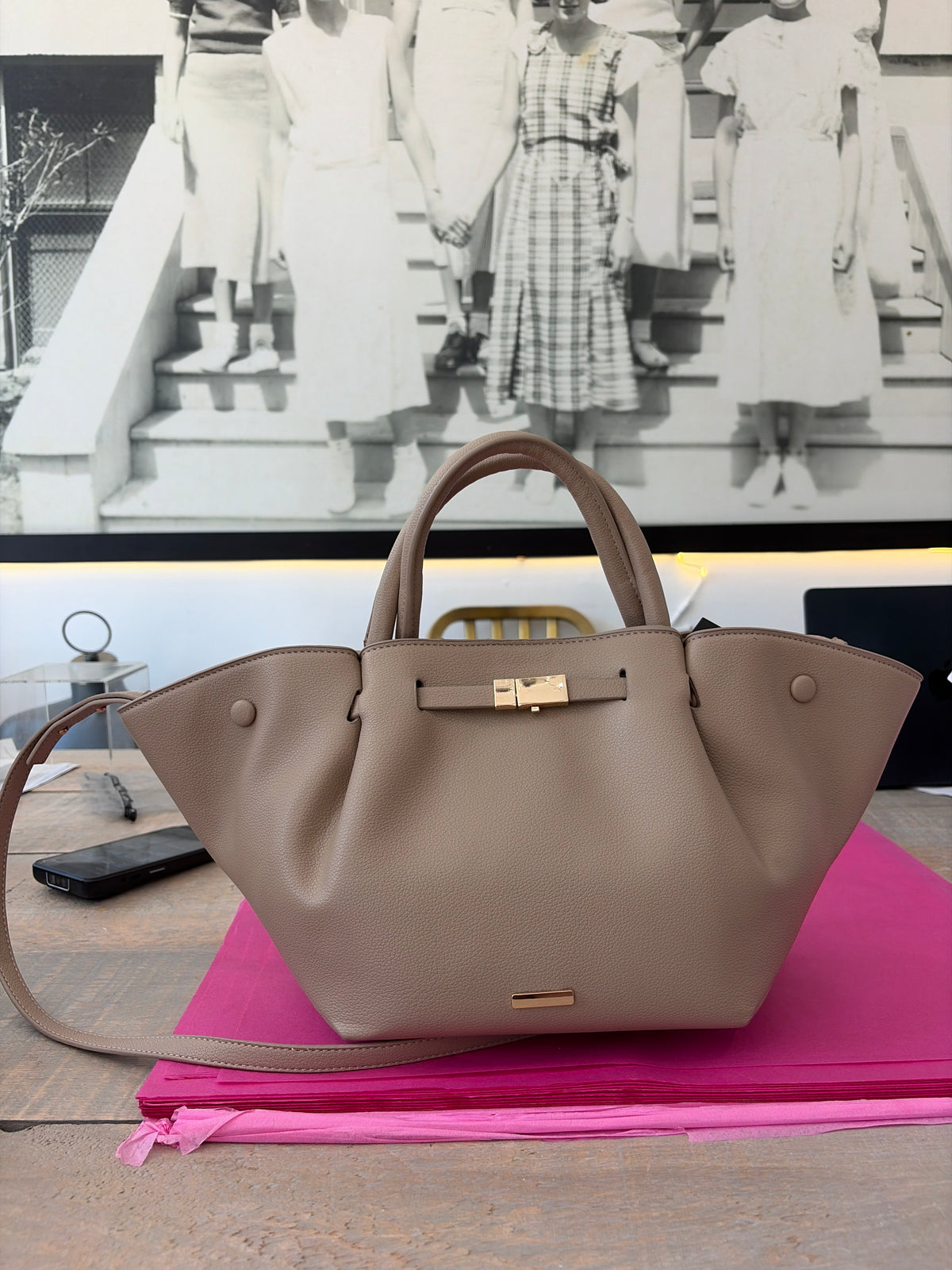 Inzi Handbag Sand