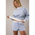 Mid Rise Stripe Shorts