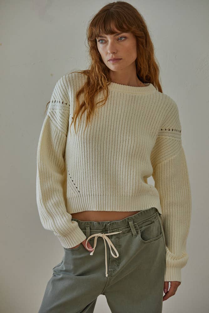 Pullover Top: Ivory
