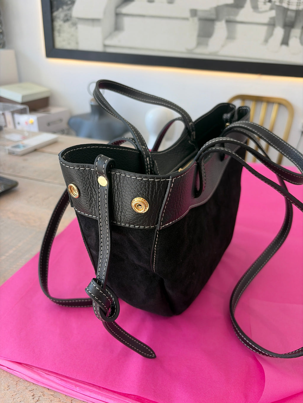 Daphne Suede Black