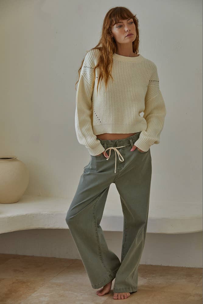 Pullover Top: Ivory