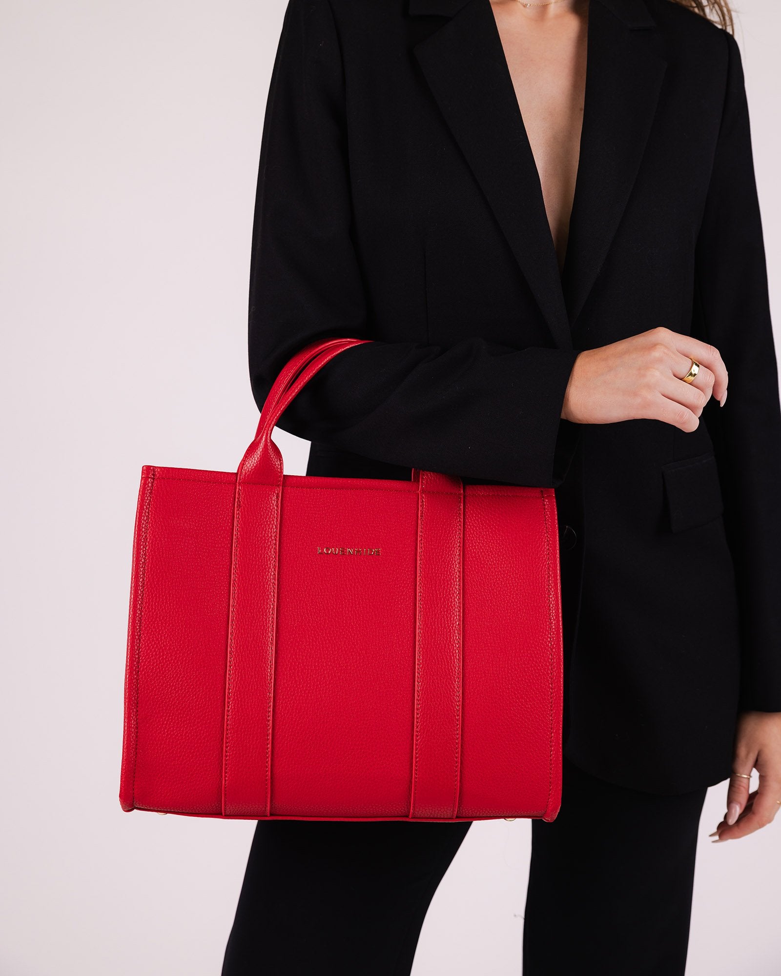 Louenhide - Manhattan Tote Bag - Red