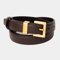 Leather Square Buckle Belt