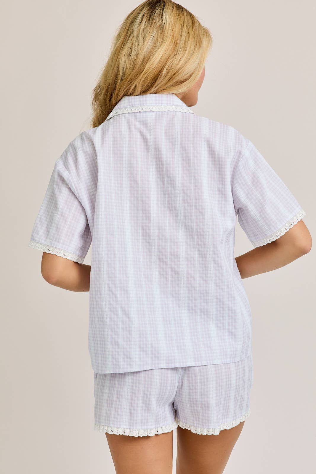 PAJAMA TOP WITH  PAJAMA SHORTS