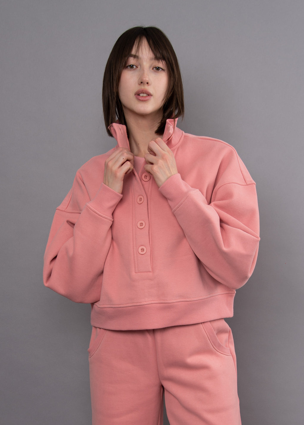 Malta Fleece Mock Neck Sweater