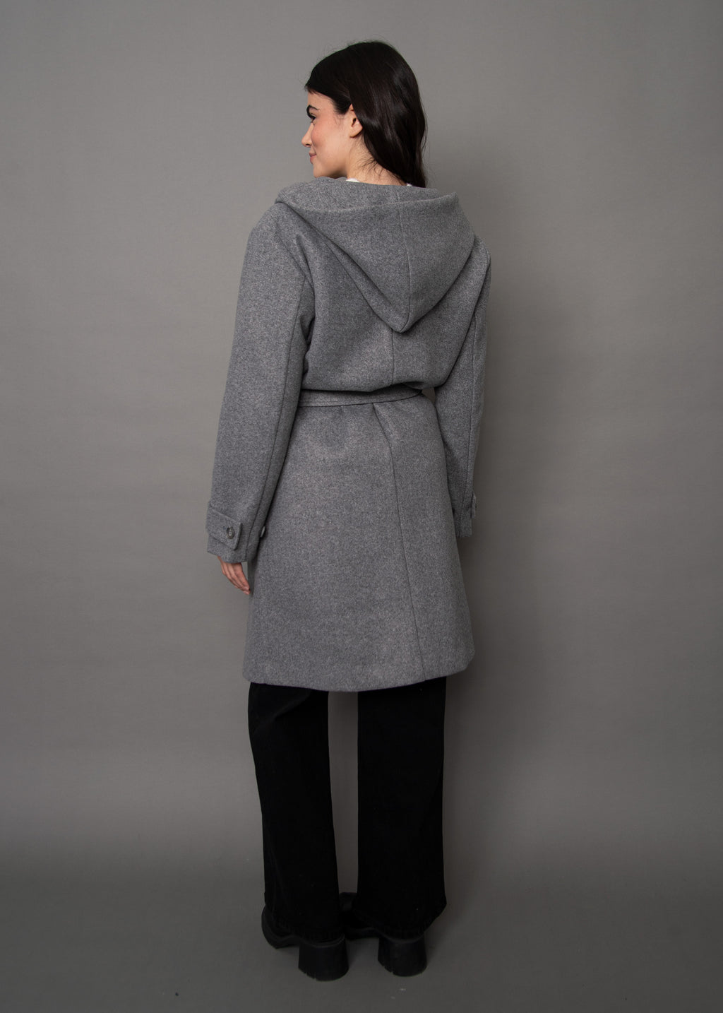 Saray Ladies Coat - Grey Melange