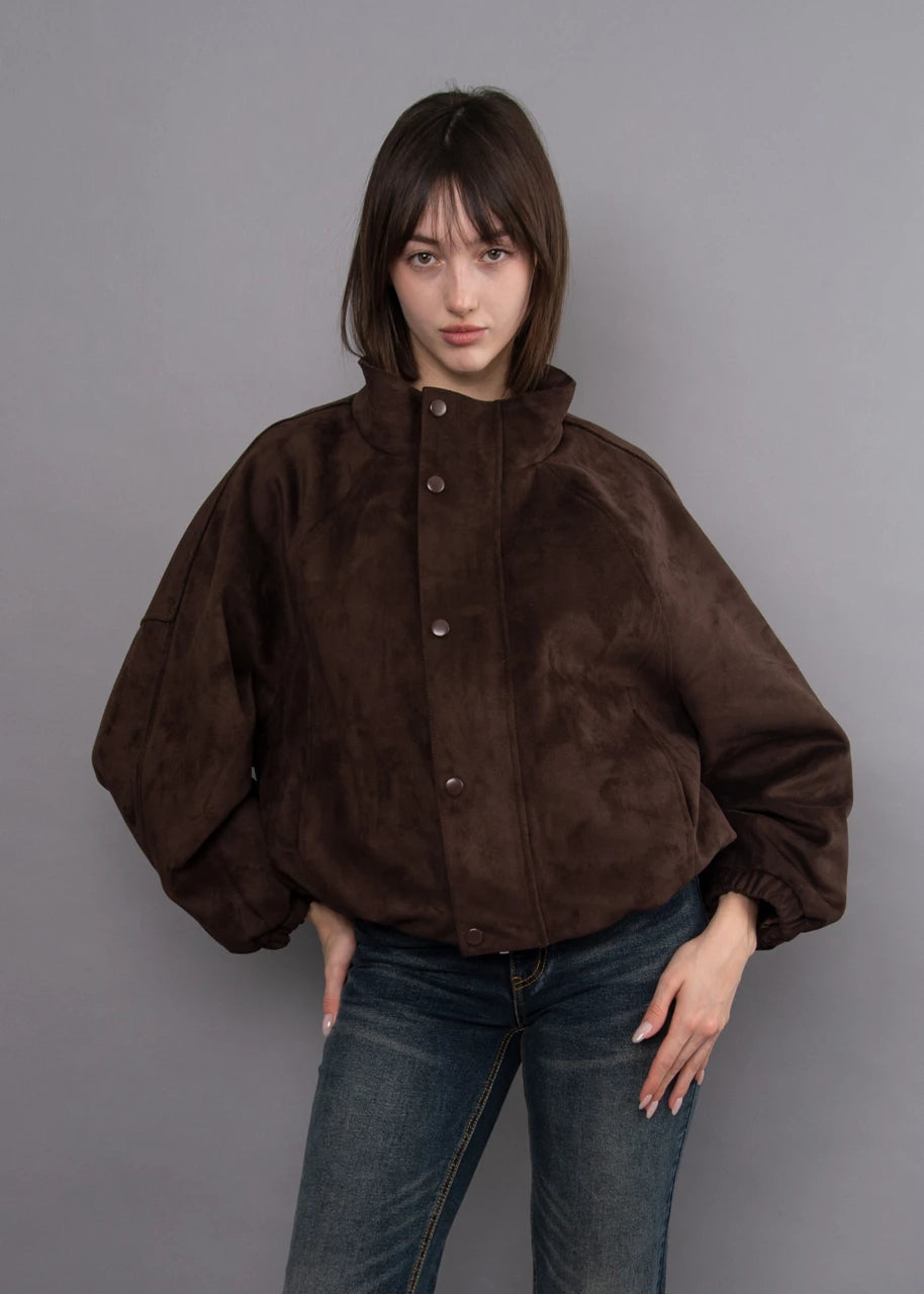 MIA SUEDE BALLOON JACKET
