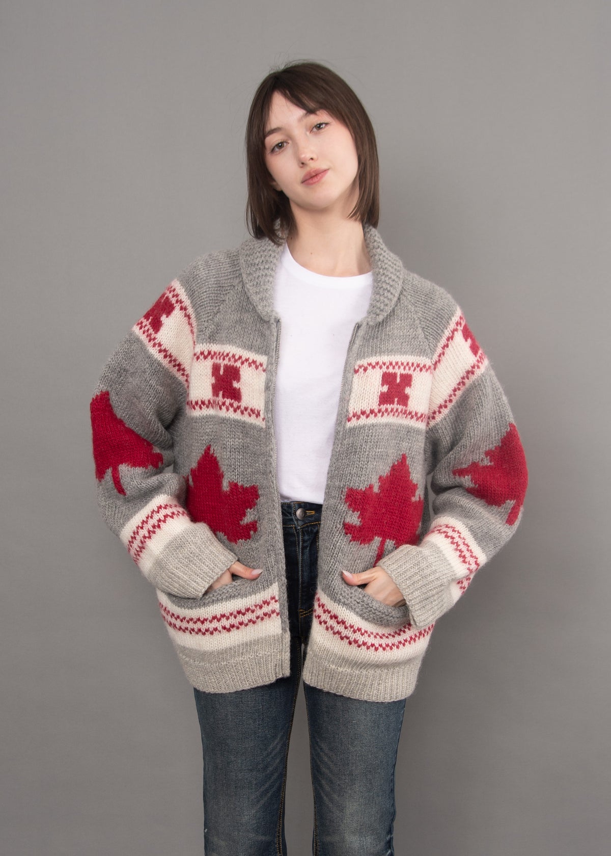 Daria Raglan Sleeve - Grey