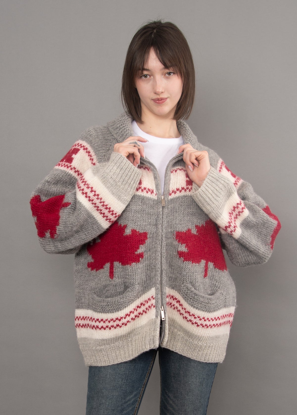 Daria Raglan Sleeve - Grey