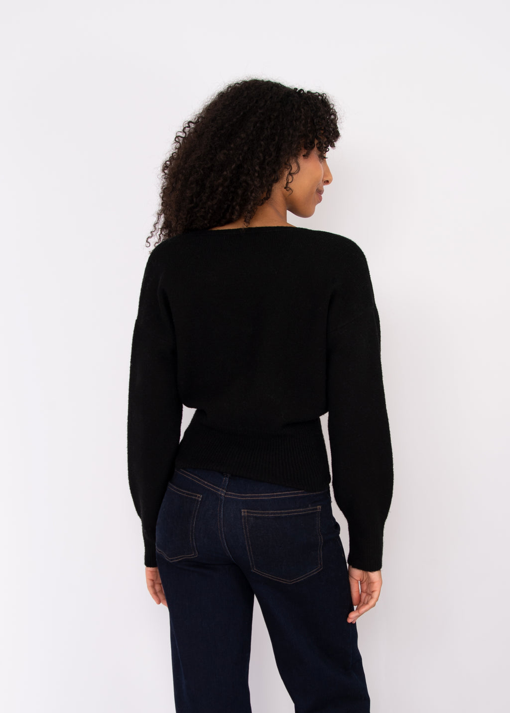 Othella Long Sleeve Wrap - Black
