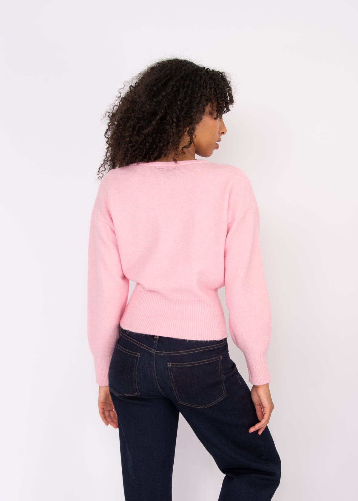 Othella Long Sleeve Wrap - Pink
