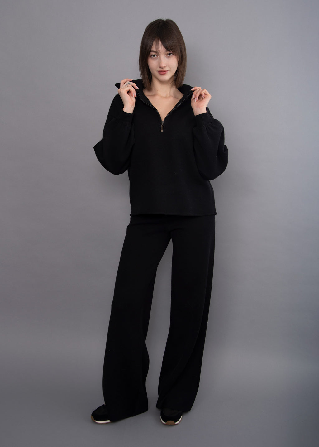 Patty Long Sleeve Sailor - Black
