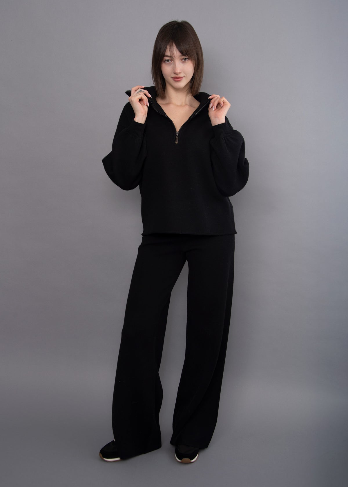 Patty Long Sleeve Sailor - Black