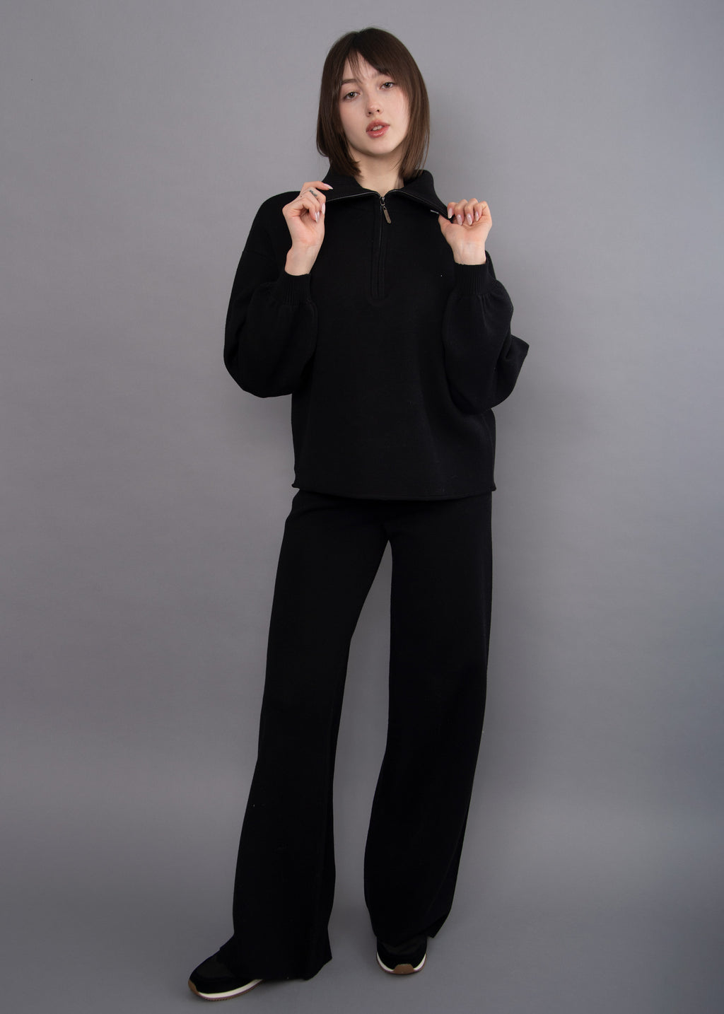 Patty Long Sleeve Sailor - Black
