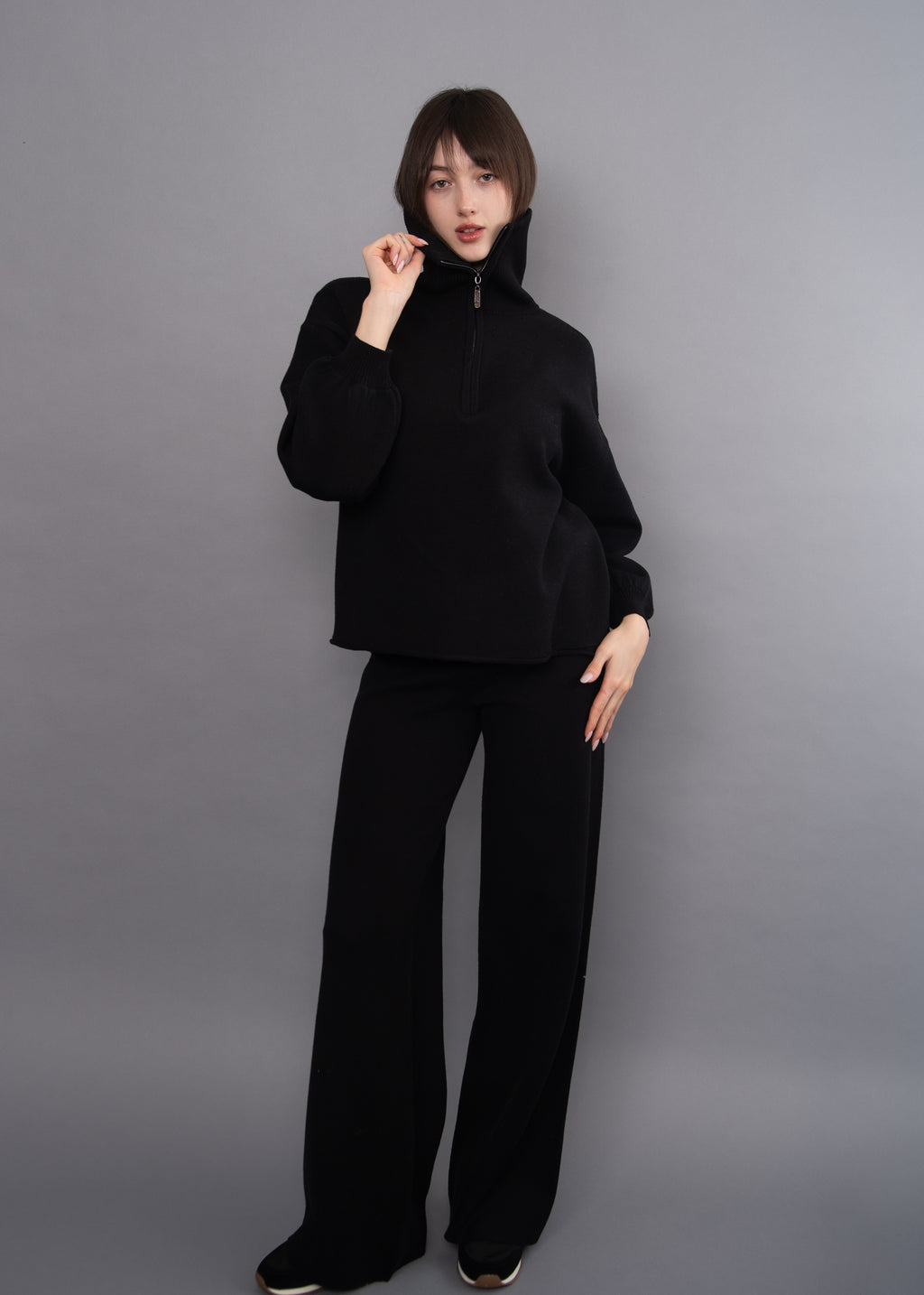 Patty Long Sleeve Sailor - Black