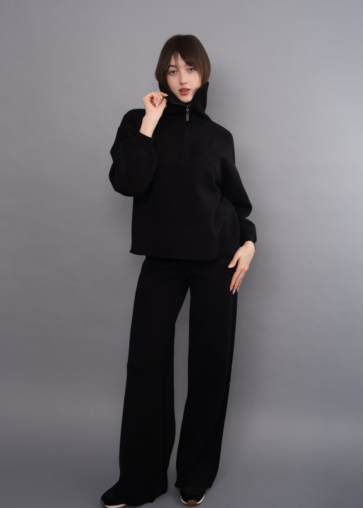 Patty Long Sleeve Sailor - Black