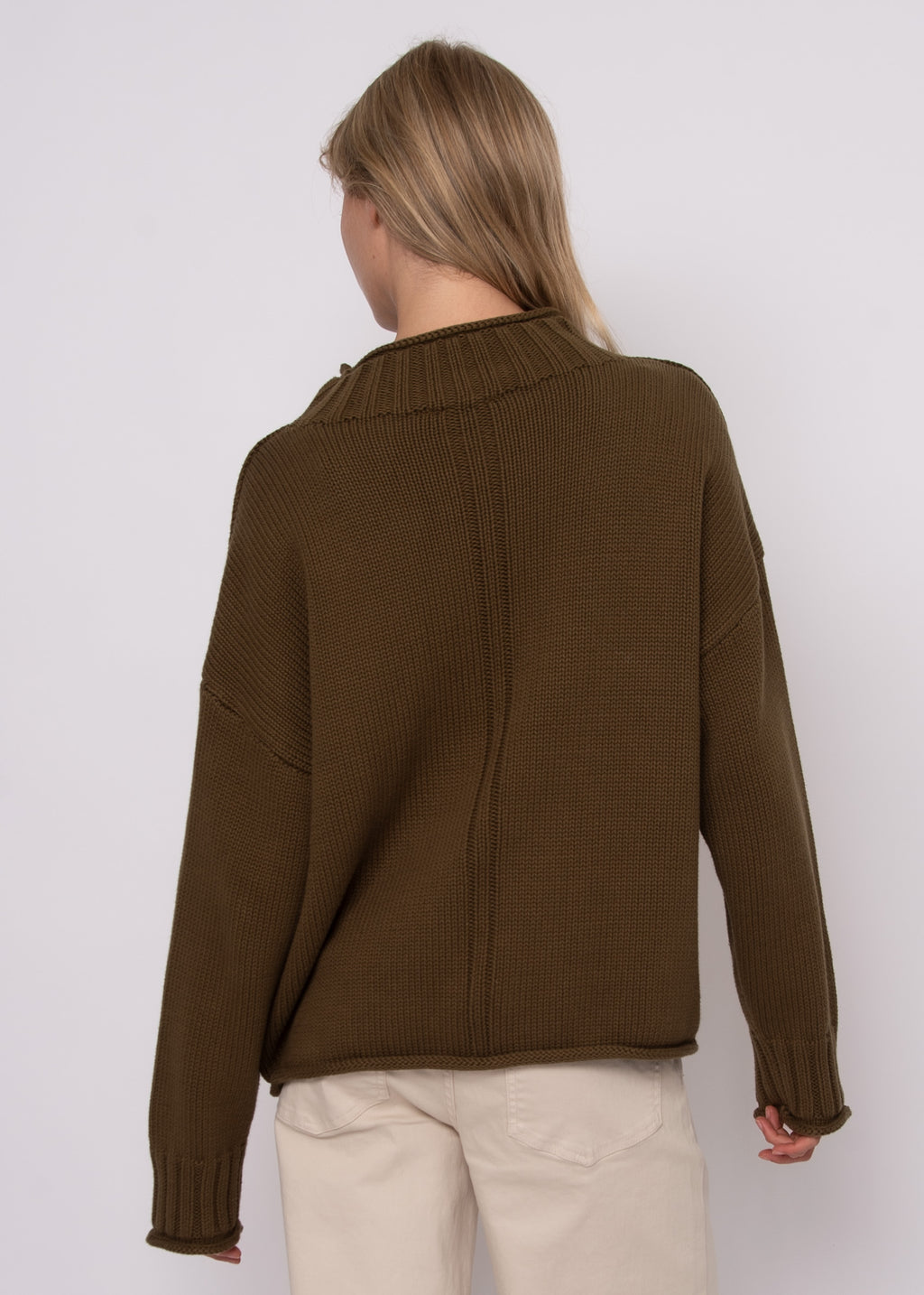 Lucretia Long Sleeve Funnel Neck