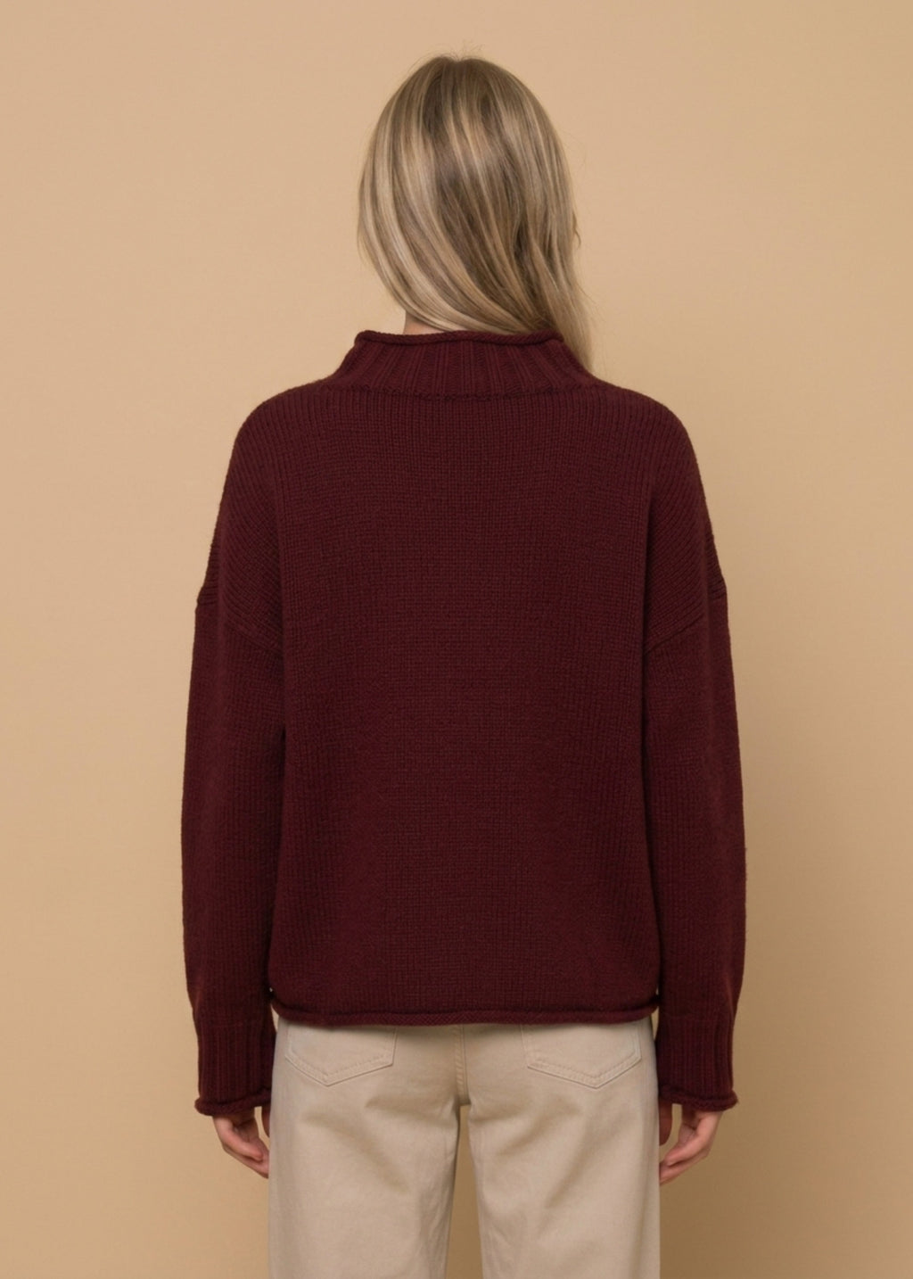 Lucretia Long Sleeve Funnel Neck