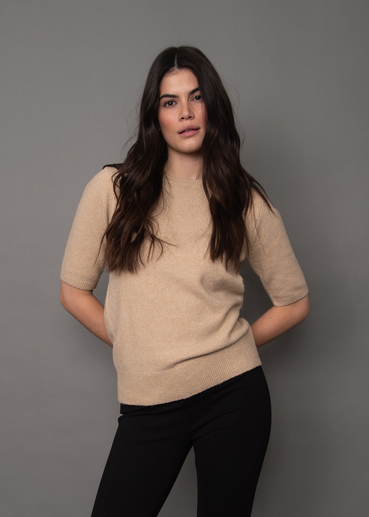 Margie Elbow Sleeve Crew