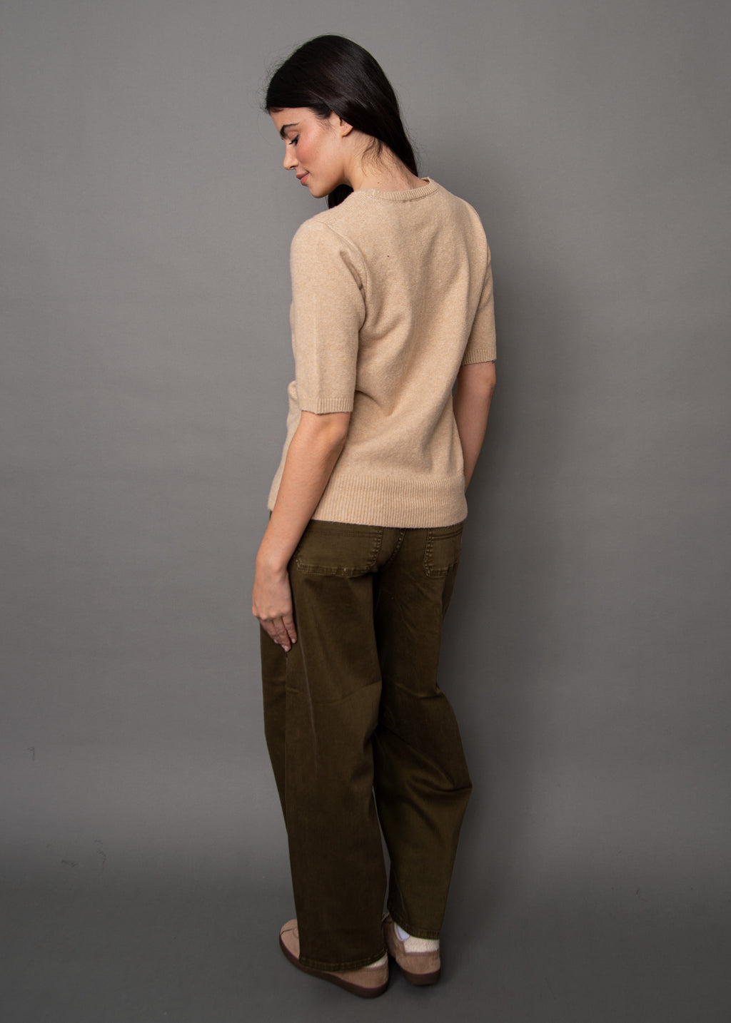 Margie Elbow Sleeve Crew