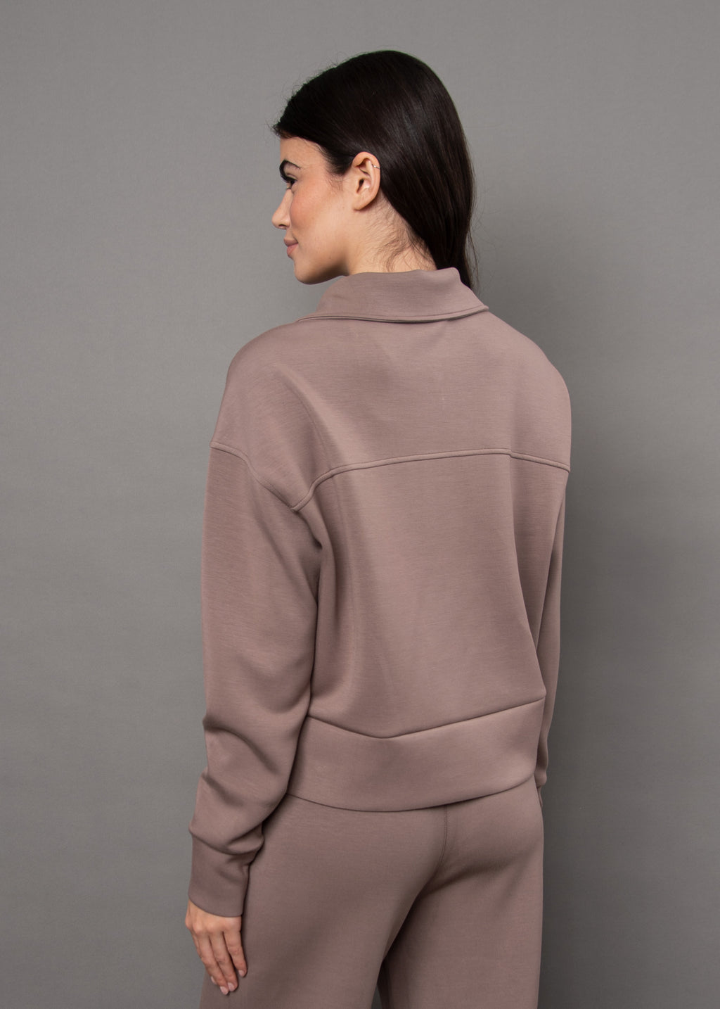 MAYURA SOFT KNIT HALF ZIP