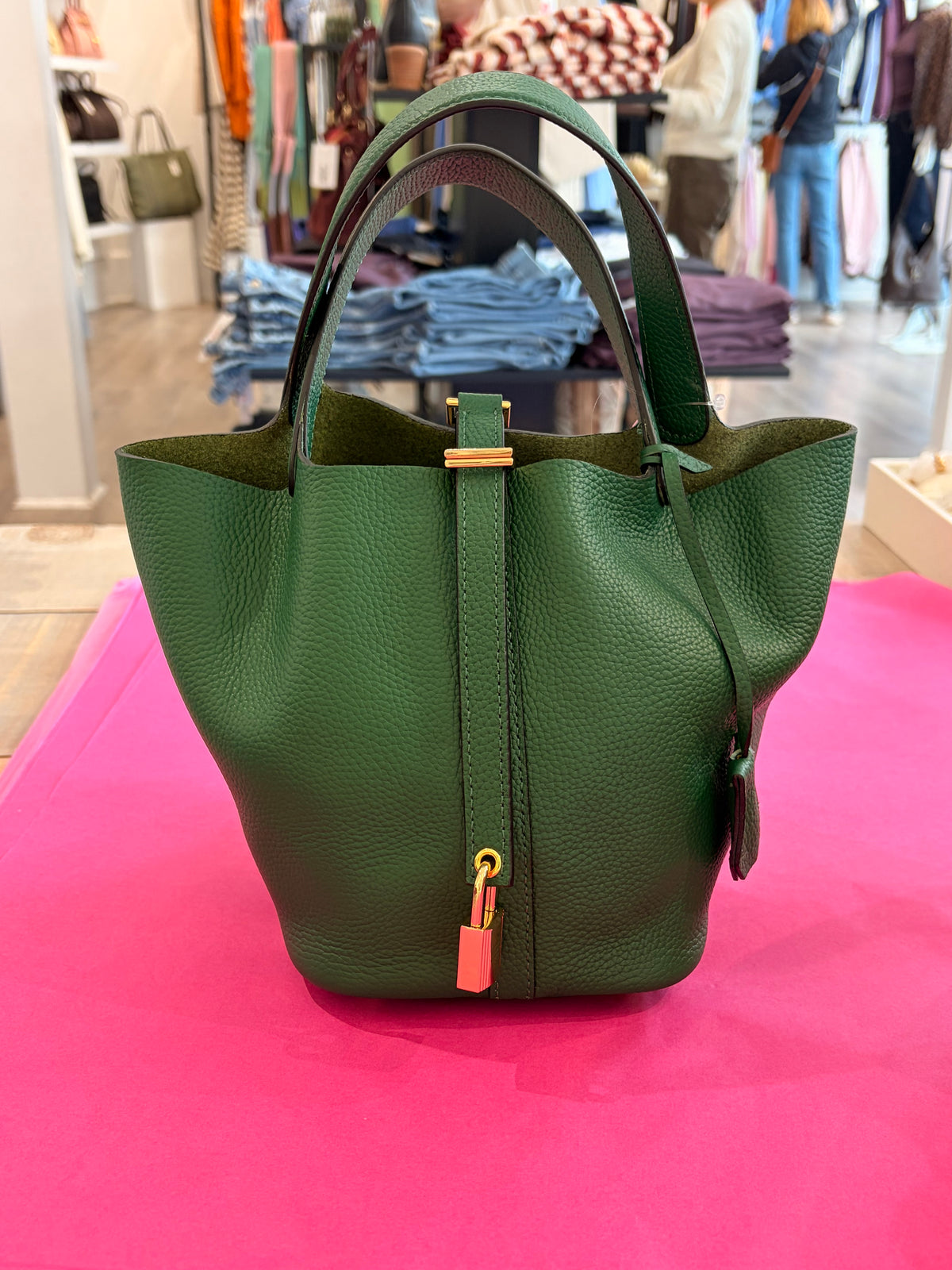 Inzi Handbag Green