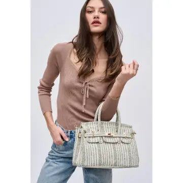 URBAN EXP - Dixie Satchel - GREEN MULT