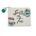 LCD fabric beaded COIN-PURSE
